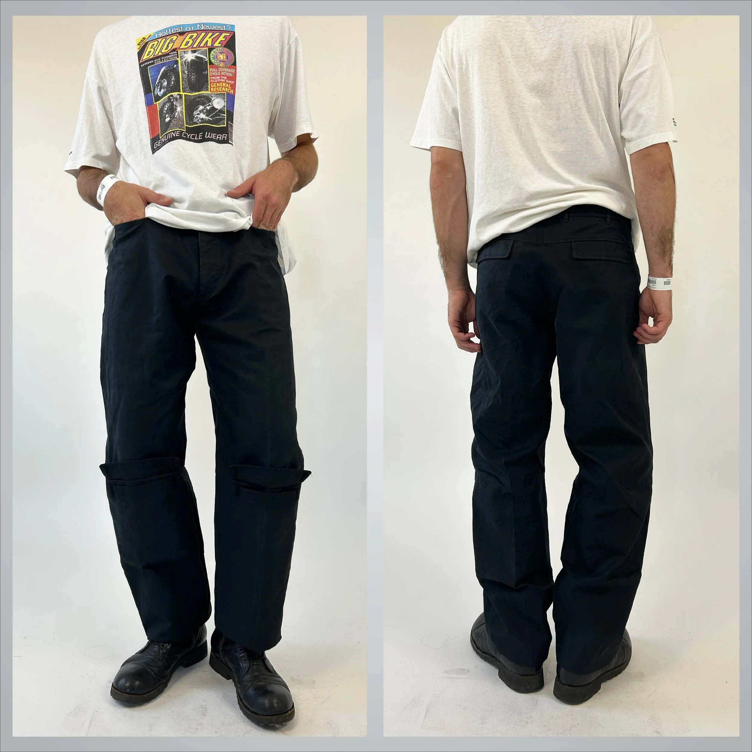 Neil Barret Knee Pocket Trousers (00s) — Guerrero